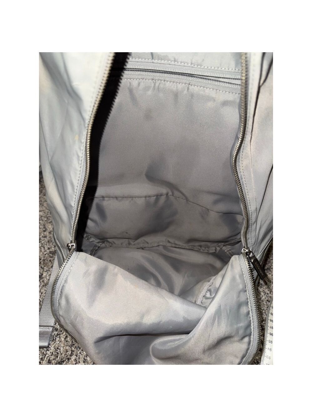 Lululemon Backpack Gray | Lightweight Nylon Gym Bag READ DAMAGE - Picture 10 of 16